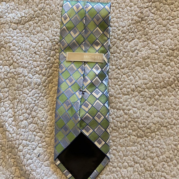 Michael Kors Tie - Light green and blue - Picture 2 of 2
